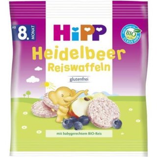 HiPP Bio Heidelbeer Reiswaffeln
