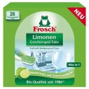 Frosch Geschirrspül-Tabs Alles-in-1 Limone 26 tabs