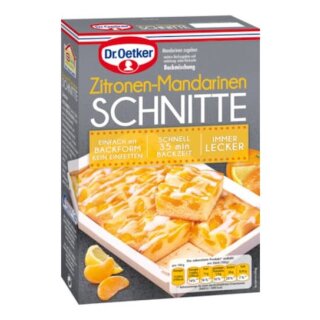 Dr. Oetker lemon tangerine cuts