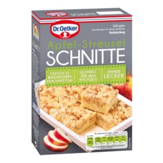 Dr. Oetker Apfel-Streusel Schnitte