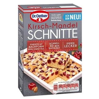 Dr. Oetker cherry-almond slices