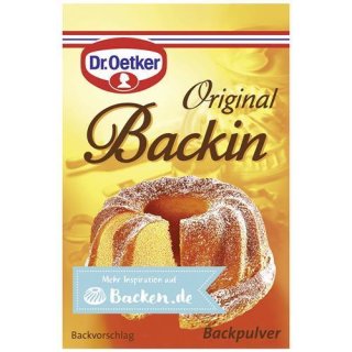 Dr. Oetker Original Backin Backpulver 10 Stück · 16 g