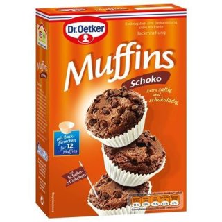 Dr. Oetker baking mix muffins choco with chocolate chips 370 g