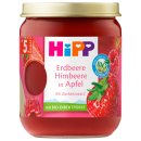 HiPP Erdbeere mit Himbeere in Apfel (160g)