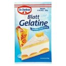 Dr. Oetker white leaf gelatin 6 sheets 10 g pack