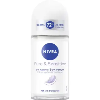 Nivea Deo Roll On Antitranspirant Pure & Sensitive