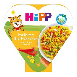 HiPP Paella with colorful vegetables and organic chicken (250g)