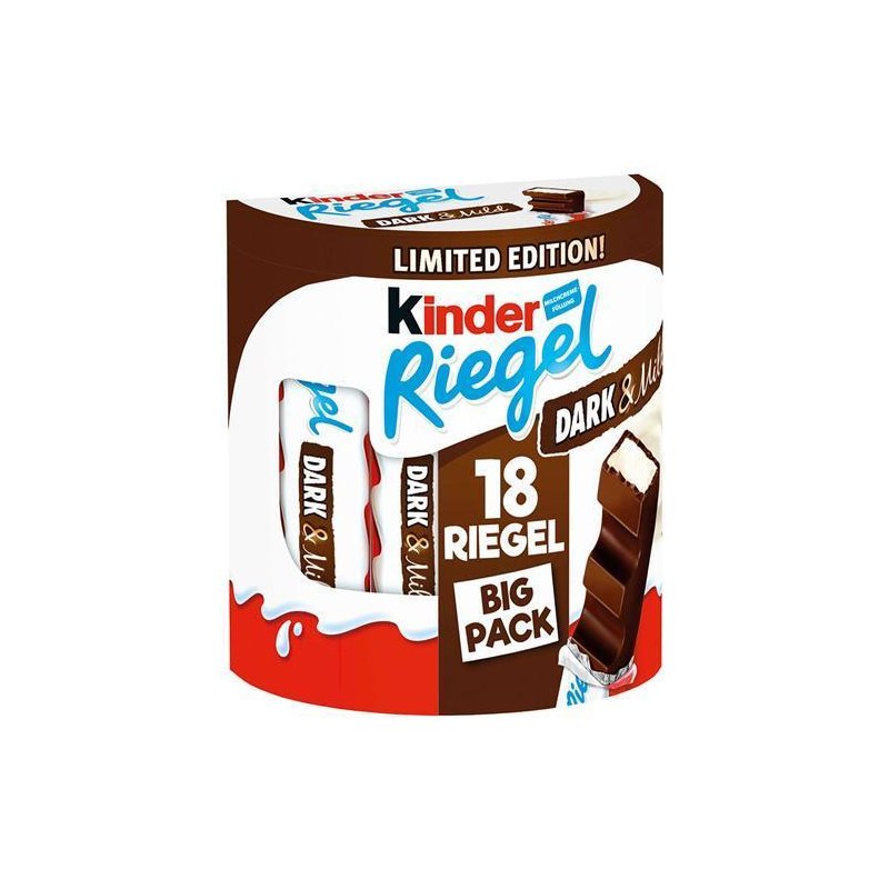 Kinder Riegel dark 18 bars limited edition – buy online now! Ferrero