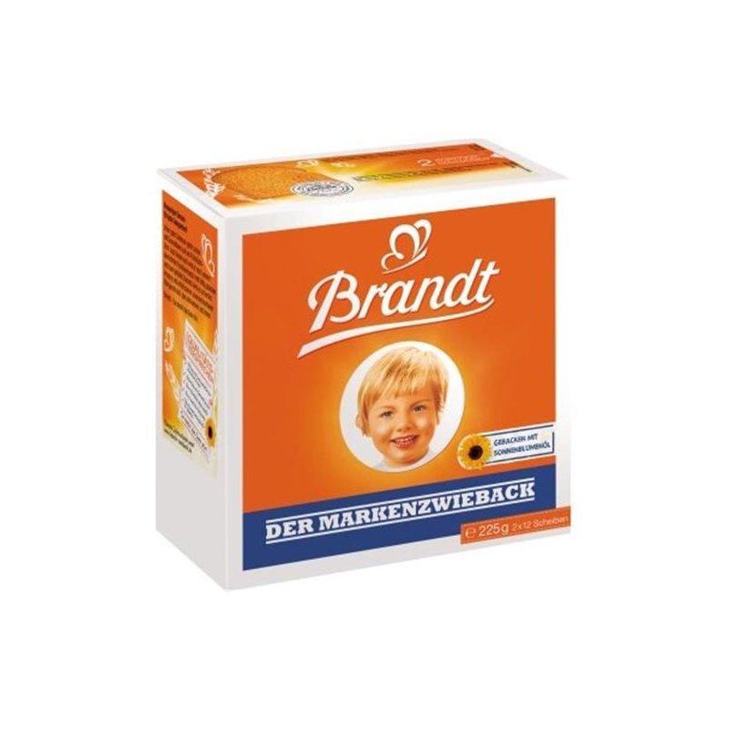 Brandt The Brand Zwieback 225 g pack – buy online now! BRANDT ZWIEBAC ...