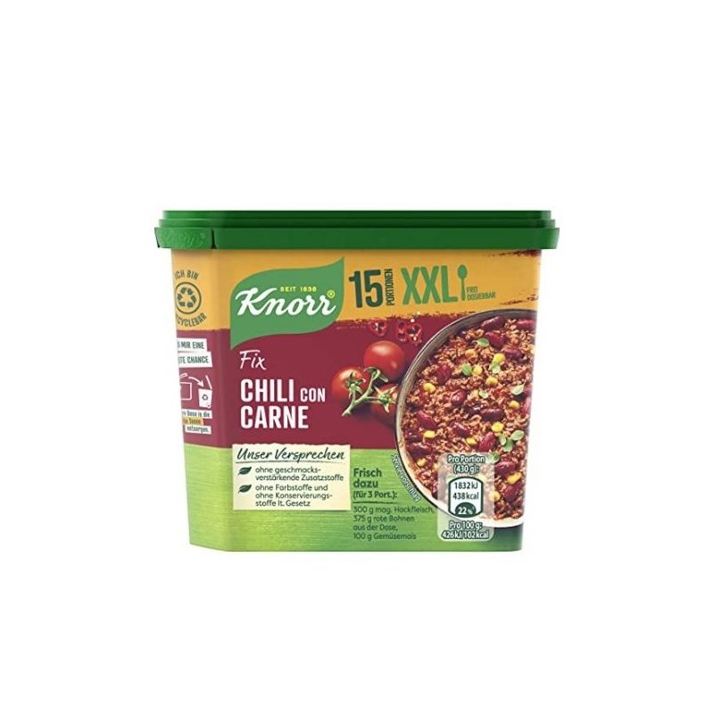 Knorr Fix Chili con Carne XXL Dose Jetzt bestellen! Knorr Deutsch