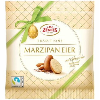 Zentis Marzipan Eggs with Cocoa Powder 125g