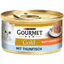 Purina Gourmet Gold - raffiniertes Ragout mit Thunfisch 85g