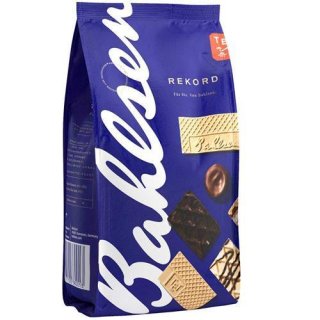 Bahlsen Rekord waffle mixture with precious herbal and milk chocolate 250 g bag