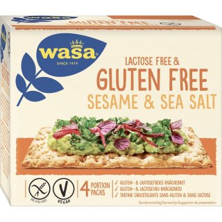 Wasa Knäckebrot Gluten & Lactose Free Sesame & Sea Salt 240g