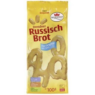 Dr. Quendt Dresdner Russian bread letter pastry 100 g pack