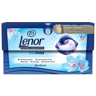 Lenor Universal Detergent All-in-1 Pods - April Fresh 38 loads