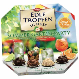 Edle Tropfen in Nuss Sommer Garten-Party - limited edition