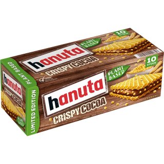 Hanuta Crispy Cocoa plant based 10er - limited edition