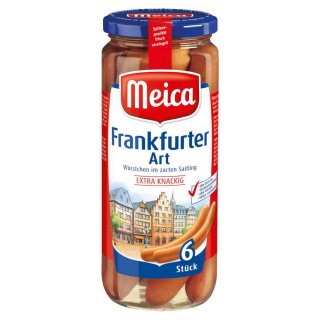 Meica Würstchen Frankfurter Art 6 Stück (Glas)