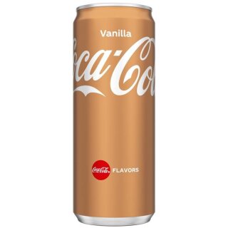 Coca Cola vanilla can 0,33