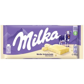 Milka weiße Tafel 90g
