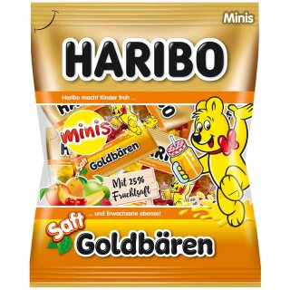 Haribo Juice Gold Bears Minis 220g