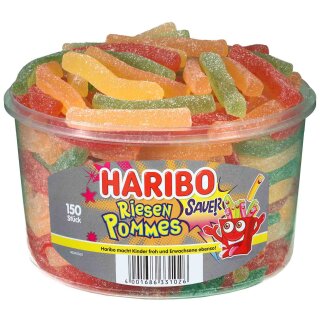 Haribo Giant Fries sour 150pcs