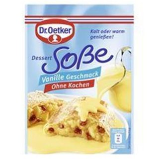Dr. Oetker Dessertsoße Vanille ohne kochen