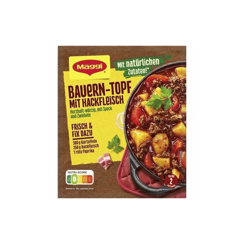 Maggi Fix & Frisch Bauern-Topf mit Hackfleisch – Jetzt bestellen! Mag ...