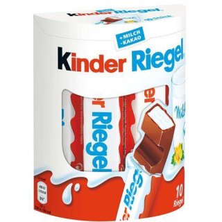 Kinder Riegel 10 bars | German Chocolate